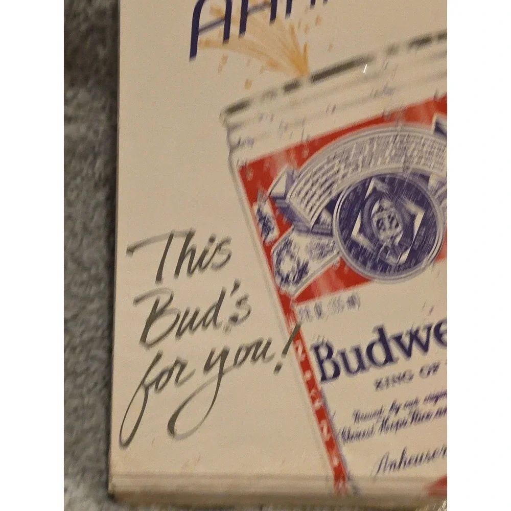 Vintage Hallmark Budweiser 8 Pack Invitations Beer‎ Party You're Invited